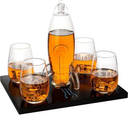 Cryptocurrency Decanter, Bitcoin Decanter To The Moon, Crypto Elon Musk Ethereum Whiskey & Wine Decanter  - Crypto Gifts, HODL