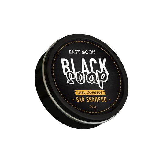 2× Men'S Grey Coverage Bar Shampoo Hair Darkening Black Soap for Grey Hair Cover
