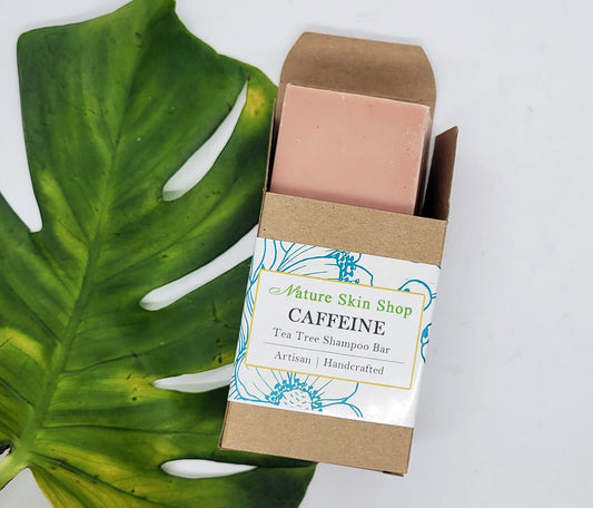 Caffeine Shampoo Bar with Tea Tree Oil – Growth & Scalp Care