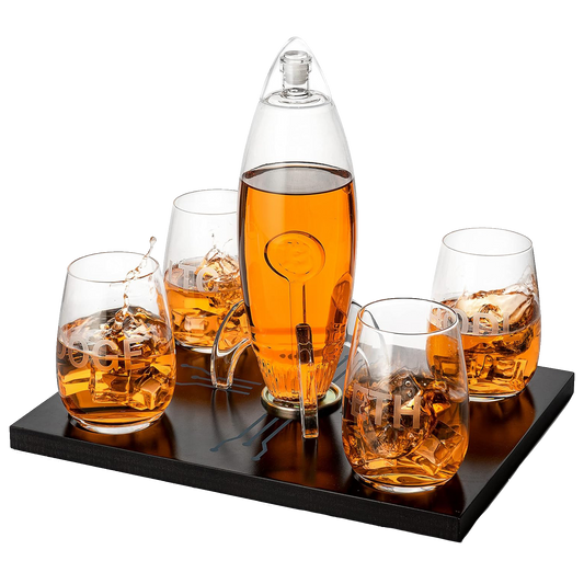 Cryptocurrency Decanter, Bitcoin Decanter To The Moon, Crypto Elon Musk Ethereum Whiskey & Wine Decanter  - Crypto Gifts, HODL